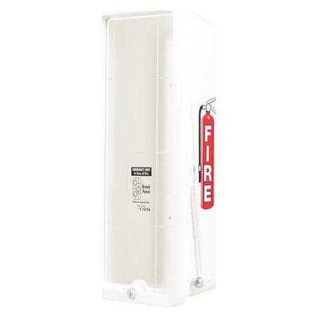 Cato Fire Extinguisher Cabinet, Surface Mount, 23 1/4 in Height, 10 lb 105-10 WWC-H
