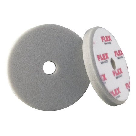 Flex North America Polishing Pad, 6-1/2" Size, Foam, Gray 700135