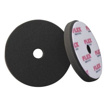 Flex North America Polishing Pad, 6-1/2" Size, Foam, Black 700143