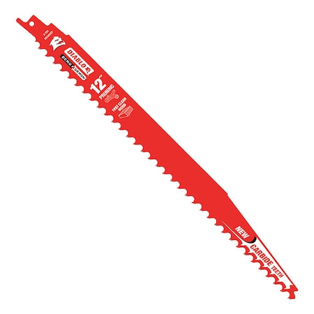 Diablo 12 in L x 3 TPI Reciprocating Saw Blade, 3 PK DS1203CP3