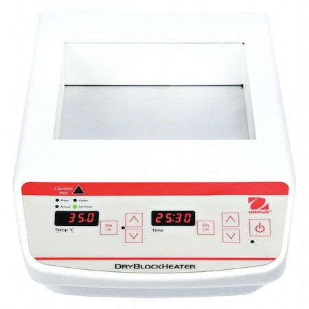 Ohaus Heatblock, Steel, 17.0" D, 0.1 deg. C Accy. HB4DG