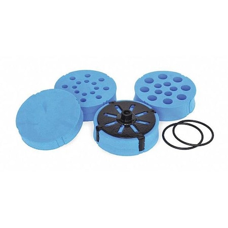 Ohaus Tube Holder Kit, Plastic Material 30400197