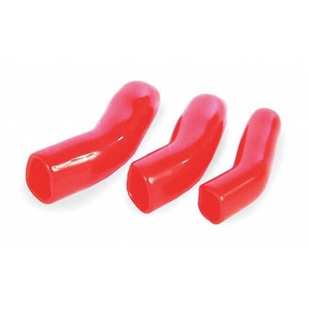 Ohaus Small 3 Prong Sleeves, Red, Vinyl 30400257