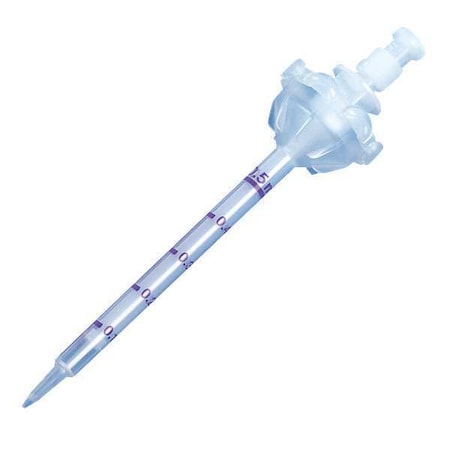Globe Scientific Dispenser Syringe Tip, Clear, 50uL, PK100 3923S