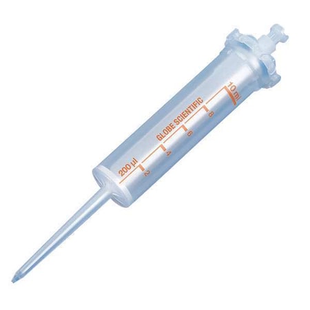 Globe Scientific Dispenser Syringe Tip, Clear, 1000uL, PK100 3928S