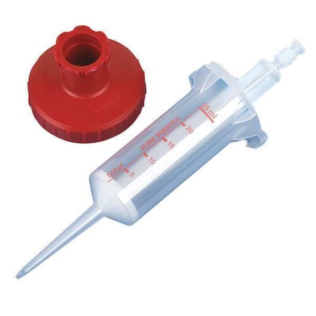 GLOBE SCIENTIFIC Dispenser Syringe Tip, Clear, 2500uL, PK25 3930S