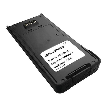 Banshee Battery, Lithium-Ion, Fits Kenwood QKB-33L