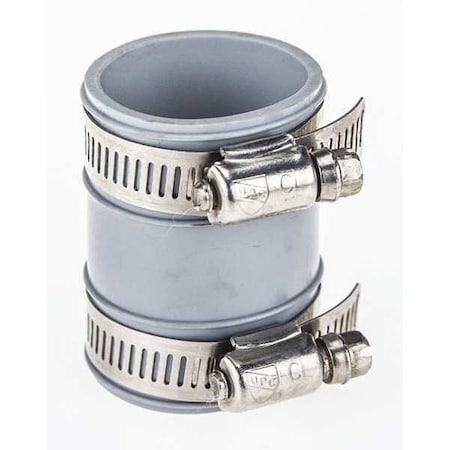 Zoro Select Flexible Tubular Connector, Plastic, 2" L DXTC-150