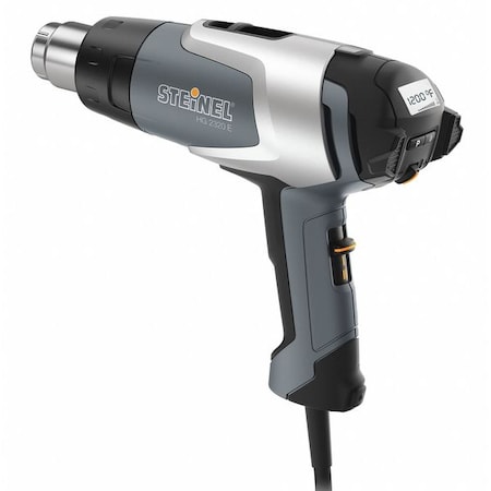 Steinel Heat Gun, Corded Powered, 120V AC, Adjustable Temp. Setting, 1,600 W Watt, Pistol-Grip Handle HG2320E