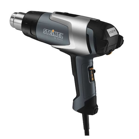 Steinel Heat Gun, Corded Powered, 120V AC, Adjustable Temp. Setting, 1,600 W Watt, Pistol-Grip Handle HL2020E