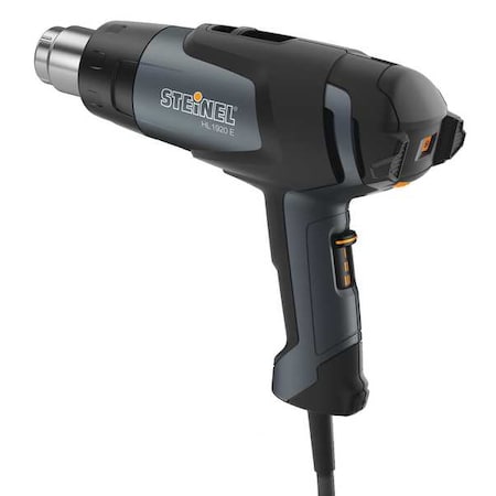 Steinel Heat Gun, Corded Powered, 120V AC, Variable Temp. Setting, 1,500 W Watt, Pistol-Grip Handle HL1920E