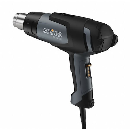 Steinel Heat Gun, Corded Powered, 120V AC, 3 Stage Temp. Setting, 1,400 W Watt, Pistol-Grip Handle HL1820S