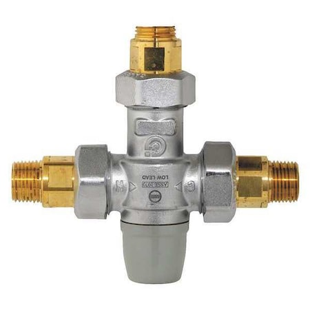 Amtc Valve Mixing Valve, Brass, 1/2" Inlet TMV