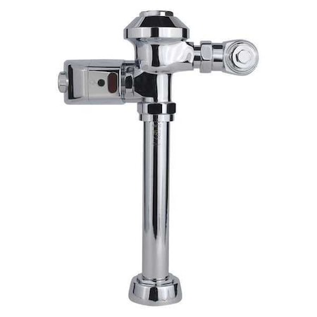 Amtc Valve Toilet Automatic Flush Valve, 1.28 gpf gpf, Polished Chrome, 1 in, 1 1/2 in Spud Coupling HSM-801-CT-12