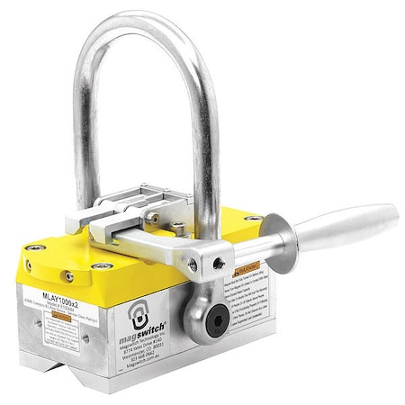 Magswitch Lifting Magnet, 2733 lb. Max. Pull, Steel 8100484