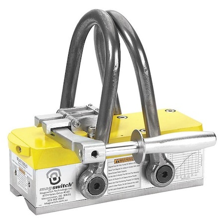 Magswitch Lifting Magnet, 3900 lb. Max. Pull, Steel 8100403