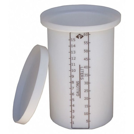 Peabody Engineering ProChem Process Chemical Storage Tank, Vertical, Open Top, 15 gal. 01-28961