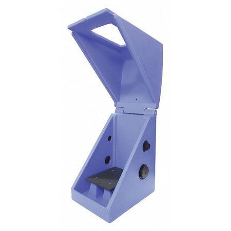 Peabody Engineering Pump Containment Enclosure w/Cover, Holds 1 Pump, Blue 253-31187