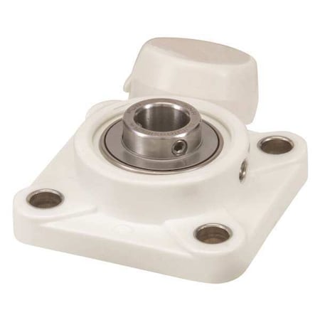 Ntn Flange Bearing, 4-Bolt, 1" Bore, PBT/SS SUCFPL205-16CCFG1