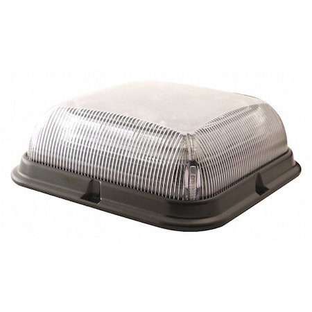 Ecco Beacon Light, Amber, Clear, 2-5/16" H EB7180CA