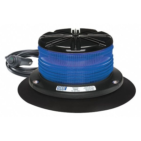 Ecco Beacon Light, Blue, 3-7/64" H 7460B-VM