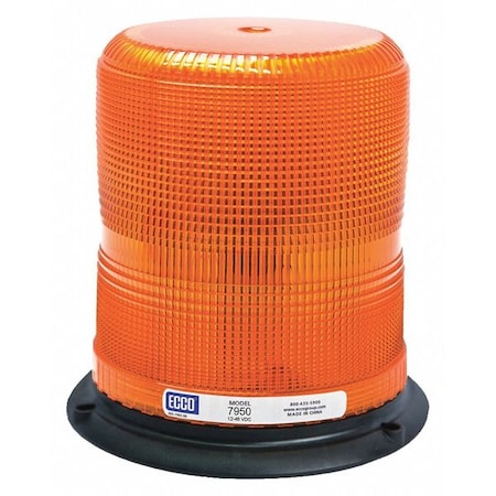 Ecco Beacon Light, Amber, 7" H 7950A