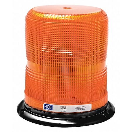 ECCO Beacon Light, Amber, 7" H 7970A