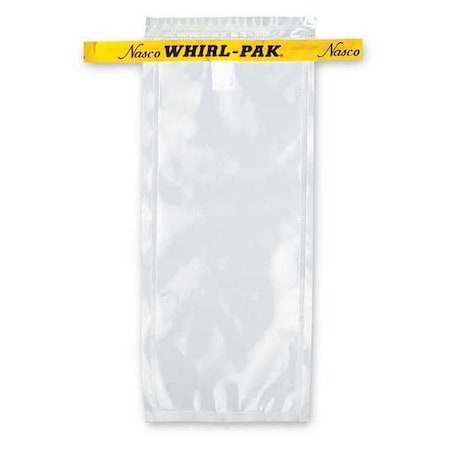 Whirl-Pak Sampling Bag, Clear, 4 oz., 7.3" L, PK500 B00679