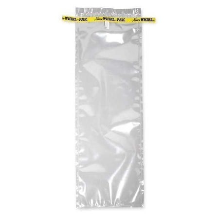 Whirl-Pak Sampling Bag, Clear, 42 oz., 15" L, PK500 B01027