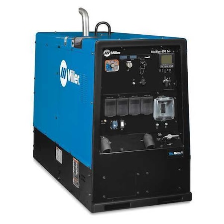 Miller Electric Engine Driven Welder, Big Blue(R) 600 Pro Deluxe Series, Electric Start, 48.9 hp, Diesel 907737001