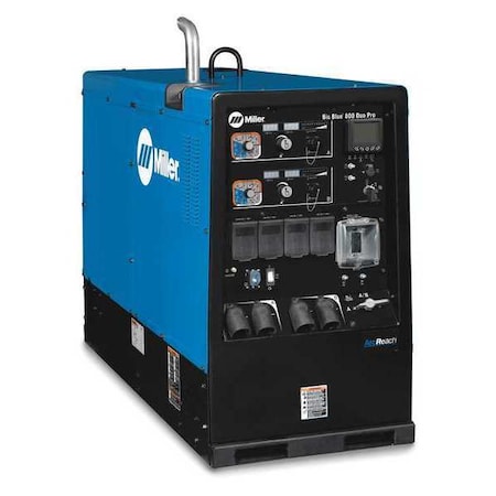 Miller Electric Engine Driven Welder, Big Blue(R) 800 Duo Pro Series, Electric Start, 65.7 hp, Diesel, 27,000 W Peak 907751