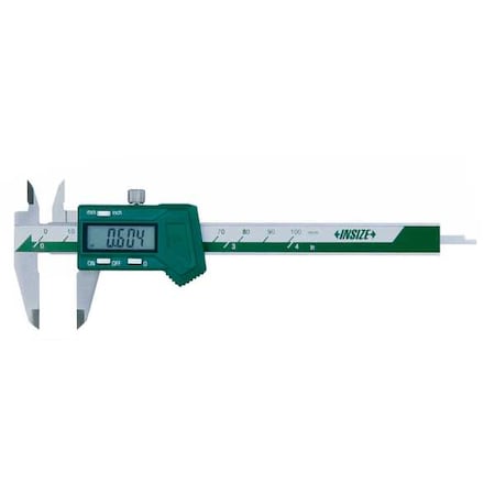 Insize Digital Caliper, SS, 0-3"/0-75 mm Range 1111-75A