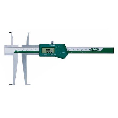 Insize Digital Caliper, SS, 0-35-6"/9-150mm Range 1176-150