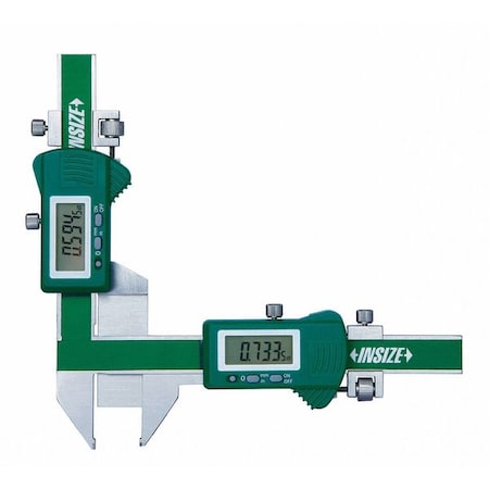 Insize Digital Caliper, SS, 1-1/4" Jaw D 1181-M50A