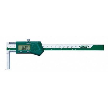 Insize Digital Caliper, 0-43-6"/11-150mm Range 1520-150