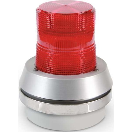 EDWARDS SIGNALING Horn Strobe, Red, Cast Aluminum, 120VAC 51XBRFR120A