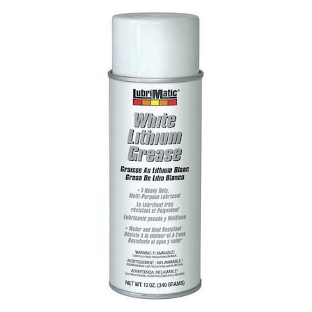 Lubrimatic 12 oz., Aerosol Can, Mineral Oil, White 11363
