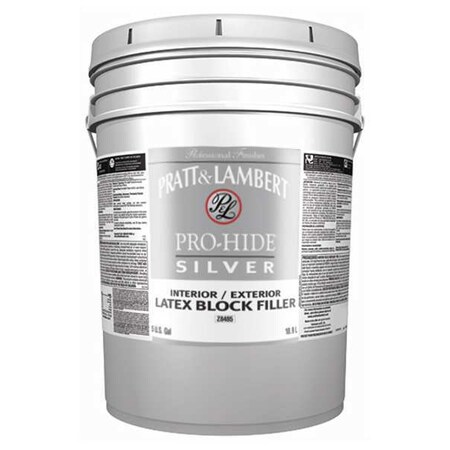 Pratt & Lambert Interior High Build Paint, Flat, Latex Base, Off White, 5 gal 0000Z8485-20
