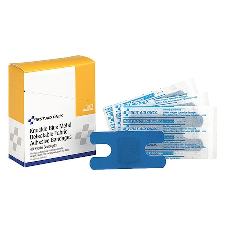 First Aid Only Knuckle Bandage, Woven, 1-1/2 in. W, PK40 G174