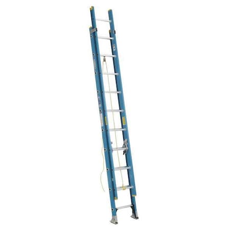 Werner 20 ft Fiberglass Extension Ladder, 250 lb Load Capacity D6020-2