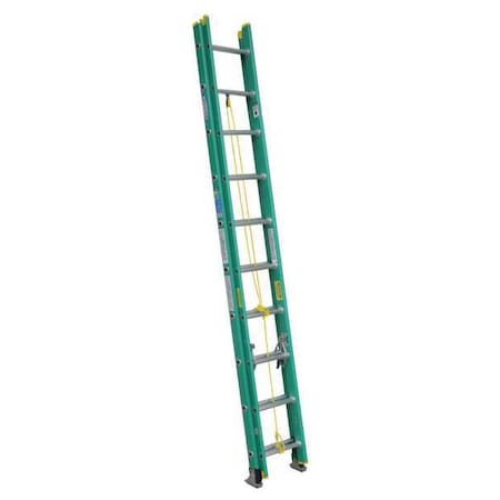 Werner 20 ft Fiberglass Extension Ladder, 225 lb Load Capacity D5920-2