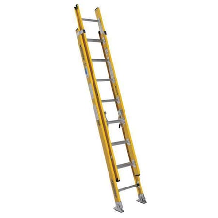 Werner 16 ft Fiberglass Extension Ladder, 375 lb Load Capacity 7116-2
