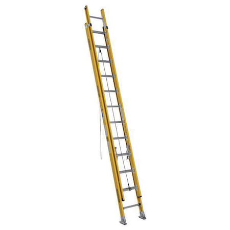 Werner 24 ft Fiberglass Extension Ladder, 375 lb Load Capacity 7124-2