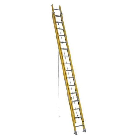 Werner 32 ft Fiberglass Extension Ladder, 375 lb Load Capacity 7132-2