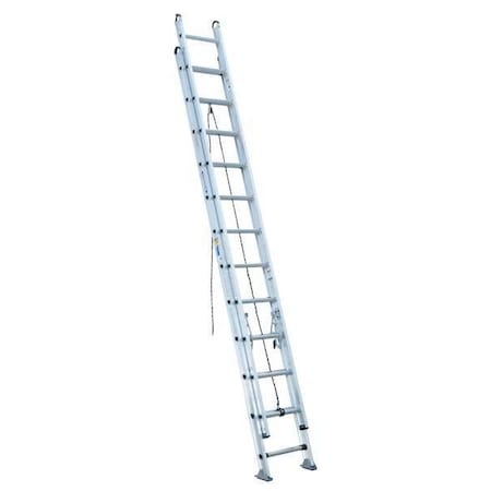 Werner 24 ft Aluminum Extension Ladder, 375 lb Load Capacity D524-2