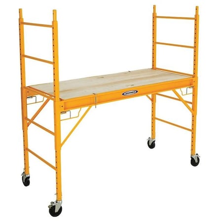 Werner Scaffold Tower, Steel, 1,000 lb Load Capacity, 6 ft Platform Height SRS-72