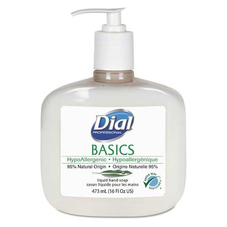 Dial 16 oz. Liquid Hand Soap Pump Bottle, PK 12 06044