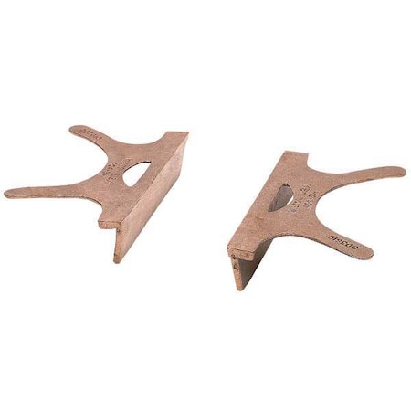 Wilton Replacement Vise Jaw, Copper, 3-1/2 in, Pr 404-3.5