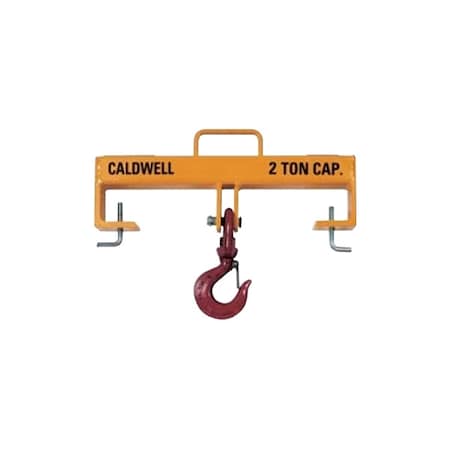 Caldwell Forklift Beam, Swivel Hook, Cap 4000 lb. 10S-2-20