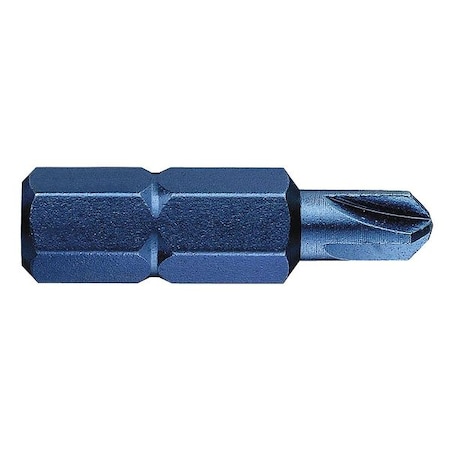 Westward Torsion Bit, SAE, 1/4", Hex, No 3, 1-1/4", PK5 41D629